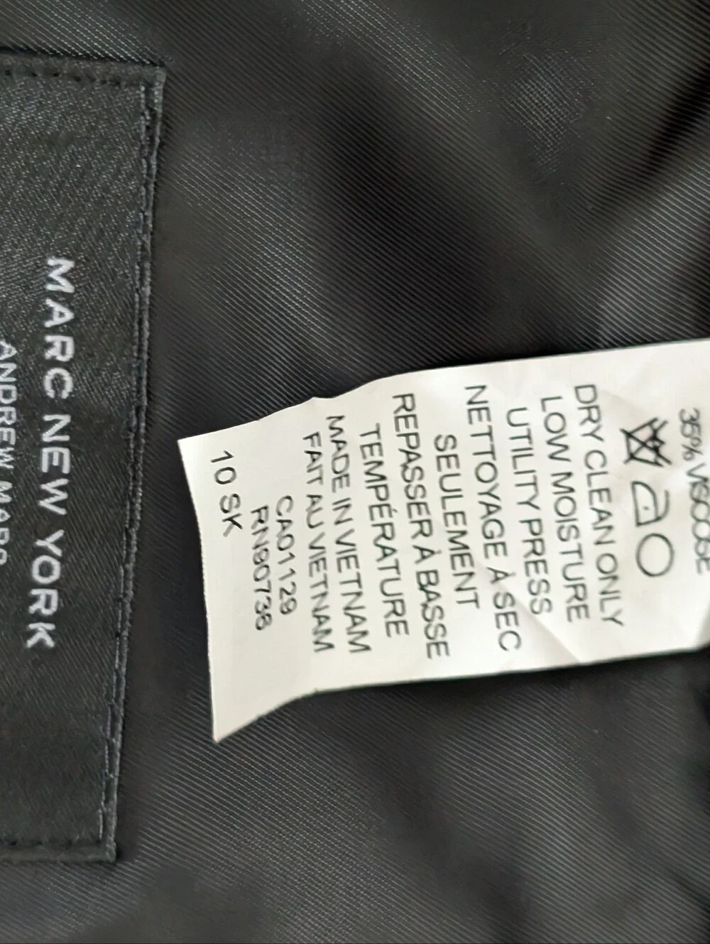 Marc New York Andrew Marc Boys Skinny Black Plaid Suit